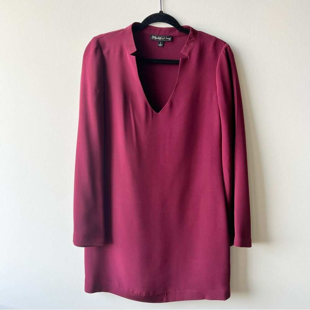 Elizabeth & James scarlet Bordeaux mini dress size 2